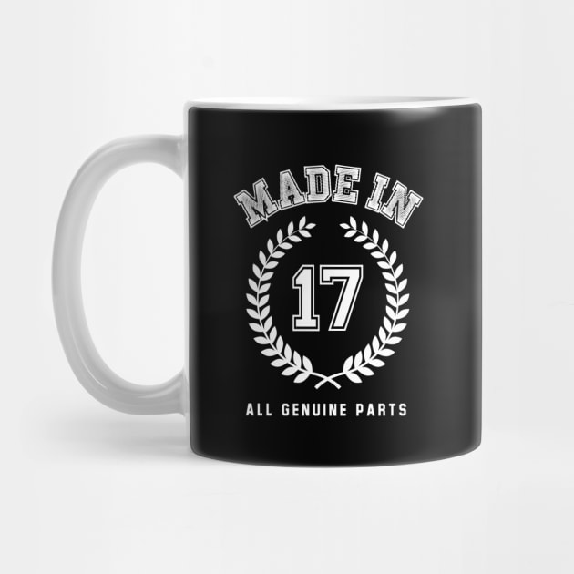 Made In 17 All Genuine Parts by Rebus28